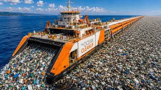 How Giant Machines Fight 100 Million KG of Ocean Plastic. Ocean Cleanup Documentary