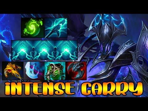 INTENSE CARRY RAZOR - THE MOST INSANE CARRY LATE GAME - DOTA 2 GAMEPLAY