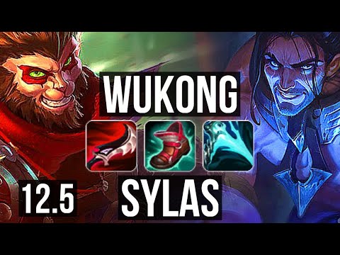 WUKONG vs SYLAS (MID) (DEFEAT) | 3.3M mastery, 900+ games, Dominating | EUW Master | 12.5