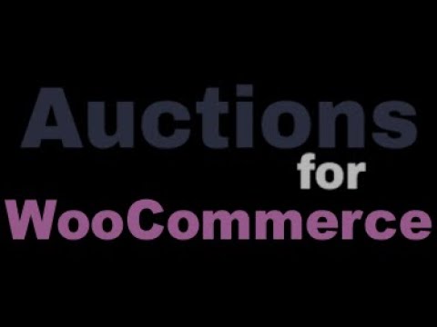 Auctions for WooCommerce