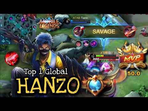 Hanzo 2-minute savage !! | Perfect Savage - Next level farming MLBB | @HanzoGODML.  #hanzo