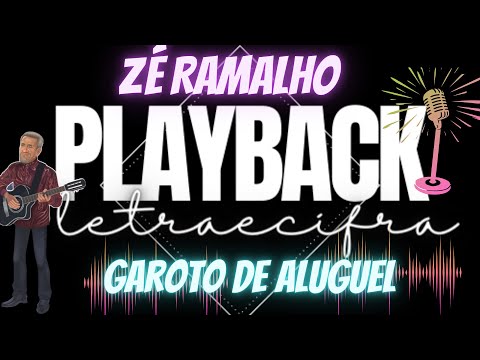 KARAOKE - ZÉ RAMALHO - GAROTO DE ALUGUEL /@playbackletraecifra