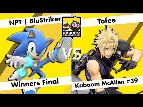 NPT | BluStriker (Sonic) vs Tofee (Cloud, Marth) - Winners Final - Kaboom McAllen #39