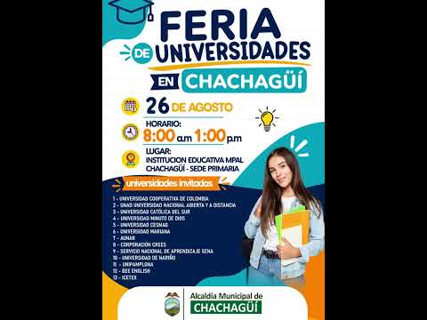 Feria Universitaria 2026 en Chachagüí Nariño