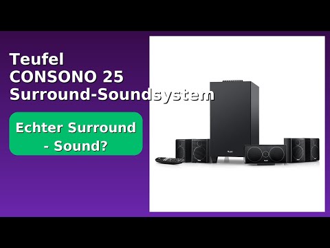 BEWERTUNG (2025): Teufel CONSONO 25 Surround-Soundsystem. WESENTLICHE Einzelheiten