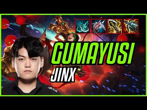 GUMAYUSI - JINX vs SAMIRA ADC - KR CHALLENGER - PATCH 11.10