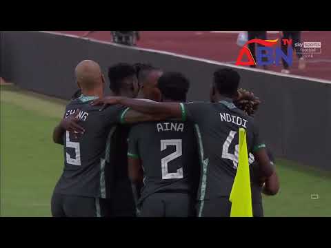 Moment Kelechi Iheanacho Scored The Winning Goal Against Egypt In AFCON Opener