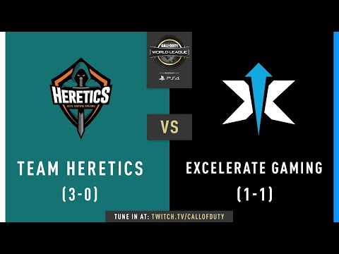Team Heretics vs Excelerate Gaming | CWL Pro League 2019 | Division B | Week 3 | Day 4
