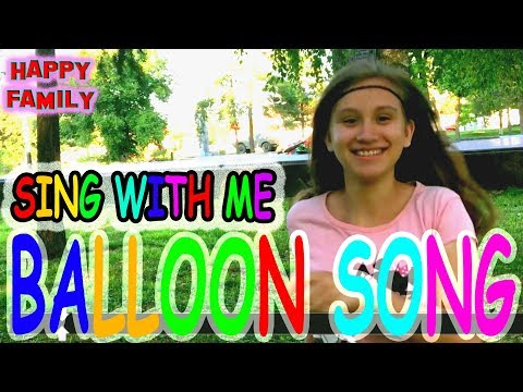 balloon song - nursery rhymes