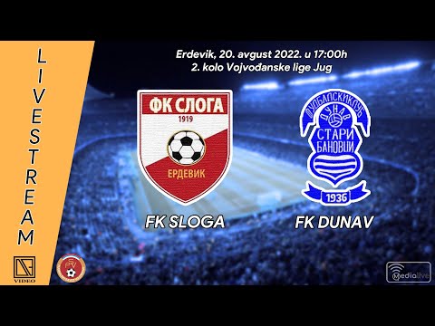 [20.08.2022.] FK SLOGA Erdevik - FK DUNAV Stari Banovci (Full match Livestream)
