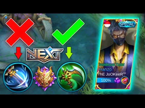 HANZO BEST BUILD 2021 | INSANE DAMAGE | Top 1 Global Hanzo Build | Hanzo Gameplay | MLBB