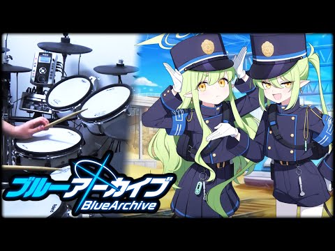 [Blue Archive OST 207] Shupogaki 💢😡 Hikari & Nozomi | Highlander Railway Academy Theme (BGM on drum)