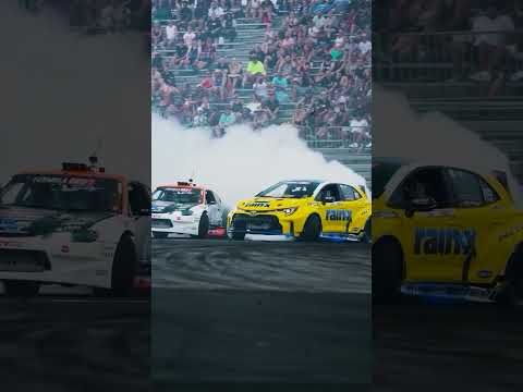 Insane Drift Battle! Yellow Beast Smokes the Competition