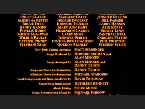 La Bella y la Bestia - End credits (1991) HD Spanish