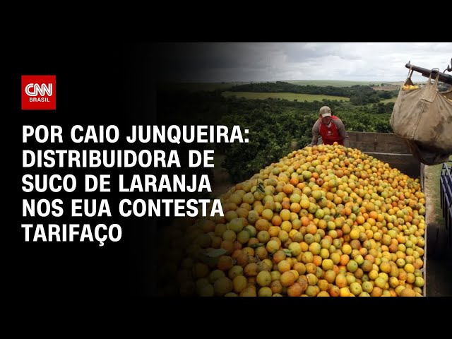 Distribuidora de suco nos EUA vai à Justiça contra tarifas de Trump | CNN PRIME TIME
