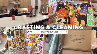 Cozy Nighttime Reset 🌙 Tidy Up Before Bed, Junk Journaling & Daily Work Routine