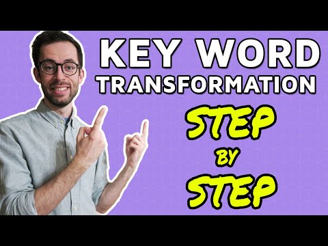 How to do B2 Key Word Transformations - STEP BY STEP exercises!