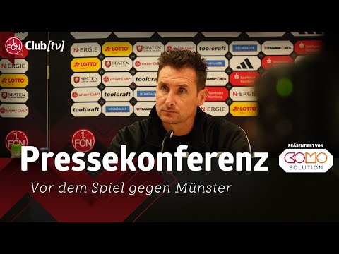 RE-LIVE: Die PK mit Miro Klose vor dem Spiel gegen Münster