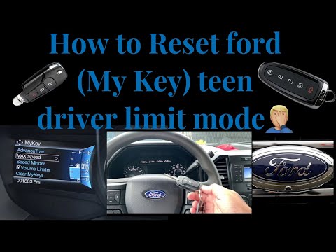 🤦‍♂️How to remove fords "mykey " (speed ,radio ,seatbelt) limiter feature on ford, truck, car,suv