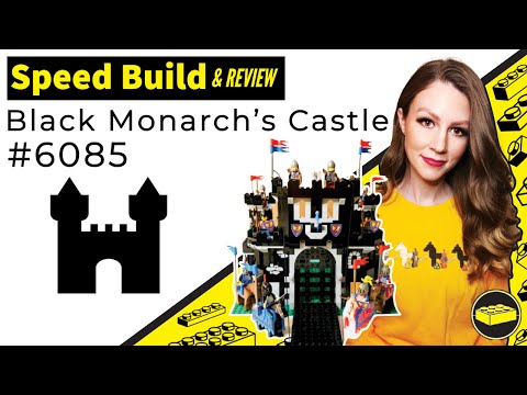 LEGO® Castle Set 6085 Black Monarch's Castle Speed Build and Review