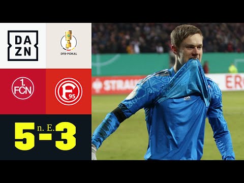 Vindahl wird zum Held im Elfmeterschießen: Nürnberg - Düsseldorf 5:3 n. E. | DFB-Pokal | DAZN