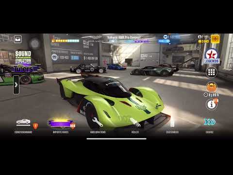 CSR2 Dark | Aston Martin Valkyrie AMR Pro Concert And Aston Martin Valkyrie ´Track Pack’