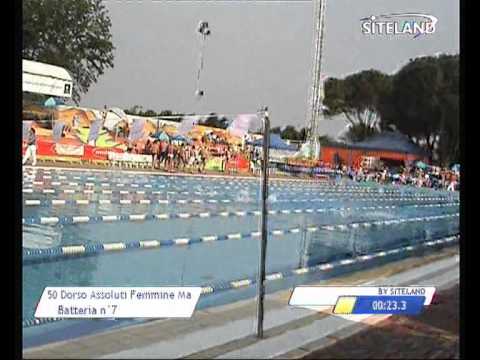 Serie 7 dei 50 Dorso  Assoluti Femmine Master - 11 Memorial Andrea Bettiol