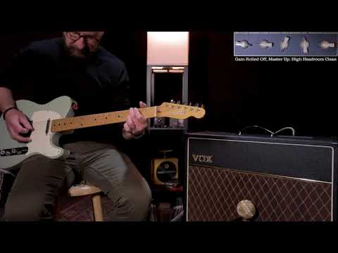 Демонстрация звучания комбоусилителя Vox AC30S1