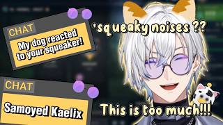 Don't Play This Kaelix Clip Near Your Pets | Kaelix Squeak Noises are Too Cute!【NIJISANJI EN Clip】