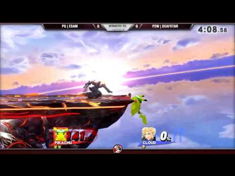 VS Weekly 9/22/16 - Winners R3 - Esam (Pikachu) vs. Deafstar (Cloud) - Smash 4