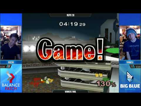 NGPU 30 SSBM - BigFoig (Falco) vs. HoG | Tiramisu (Fox) - Melee WF