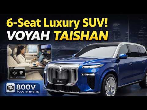Thumbnail for Most LUXURIOUS 2026 Voyah Taishan 1400km Range 6-Seat Luxury PHEV SUV Full Tour by Voyah