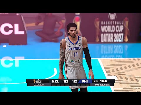 LIVE NOW! Gilas Pilipinas vs New Zealand | February 26, 2026 | FIBA World Cup NBA 2K26 GAMEPLAY