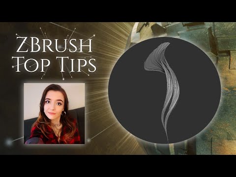 ZBrush Summit Top Tips & Tricks - Hair Sculpting with Curve Alpha - Ashley A. Adams
