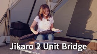 [SUB] First impression of Snow Peak Jikaro 2 Unit Bridge│Camping at beach with beutiful sunset