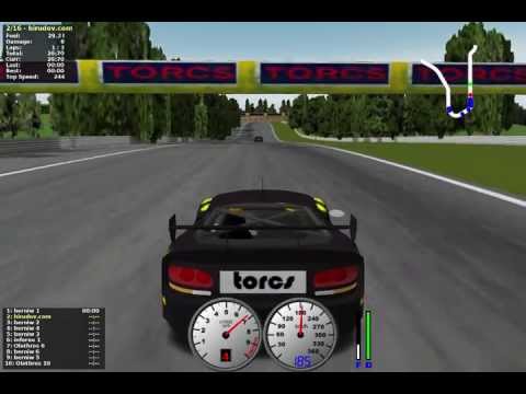 TORCS gameplay car4-trb1 versus all on Road Tracks - CG Track 2