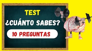 10 PREGUNTAS de CIENCIAS ¿CUÁNTO SABES de NUTRICIÓN