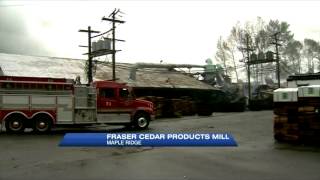 A huge fire at a mill in Maple Ridge over the weekend now has workers fearing for their jobs
