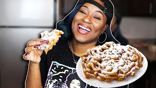 HOW TO MAKE FUNNEL CAKE! THE EASY WAY!