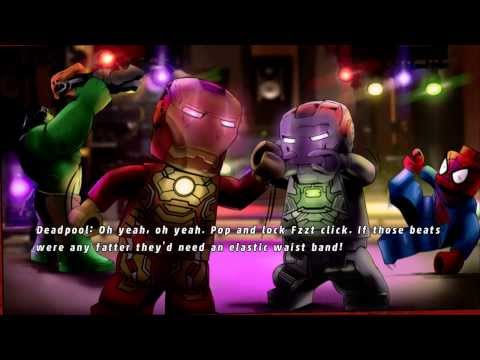 LEGO Marvel Super Heroes - House Party Protocol - 100% Guide (Red Brick X10,  Heartbreaker)
