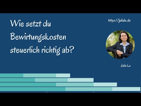 Bewirtungskosten steuerlich geltend machen