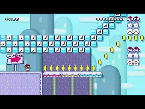Super Mario Maker 2 Speedrun Snow Parc 20 Sec