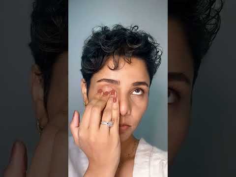 Feel your droopy lid skin tone with this one eye exercise/ blush with me parmita