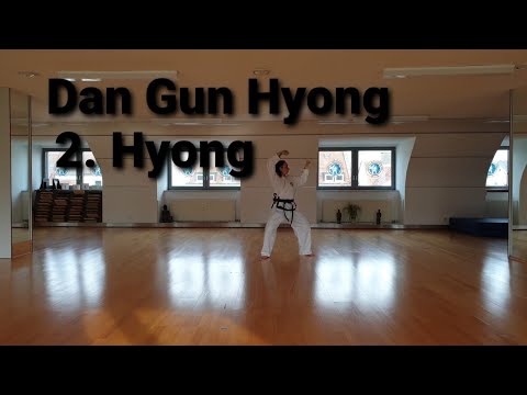 2. Hyong Taekwondo Dan Gun Hyong Langsam Rückenansicht / Instructional video
