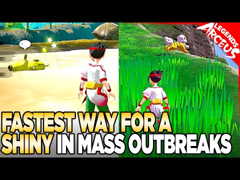 The FASTEST WAY to Find An Outbreak Shiny Pokemon - Legends Arceus V1.0 - V1.0.2