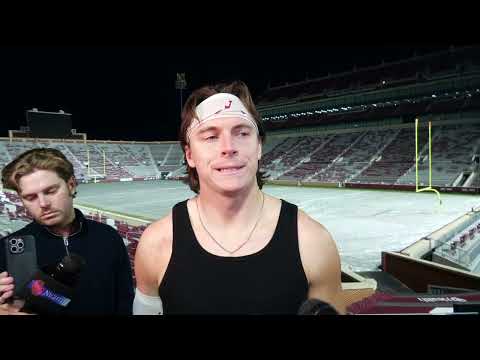 Oklahoma Football: QB John Mateer pre-Alabama interview