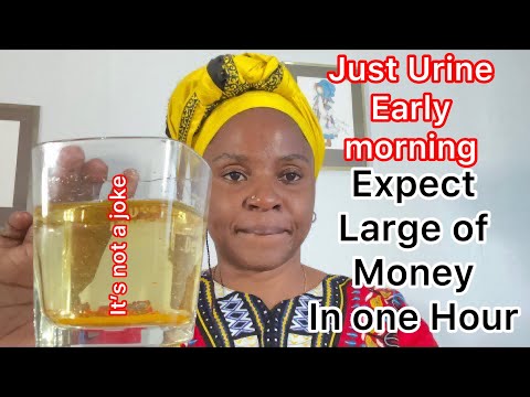 Just Urine Your Bank account will never run dry anymore- expect Large Money in one Hour