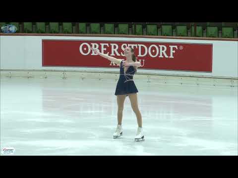 Abigail Graefe. Oberstdorf 2022. Masters Women I FS. 1st Place.