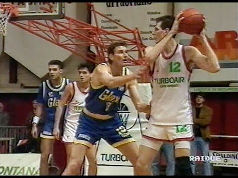 A2 Play out 1991/'92  Turboair Fabriano Basket - Glaxo Verona 92-81