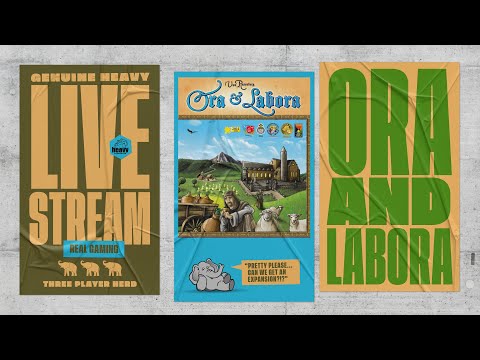 Ora et Labora (Revisited) -  3p Play-through, & Roundtable Discussion by Heavy Cardboard